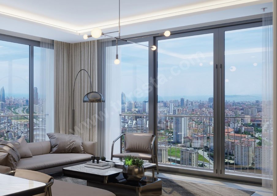 2 Bedroom apartment in Ataşehir Modern