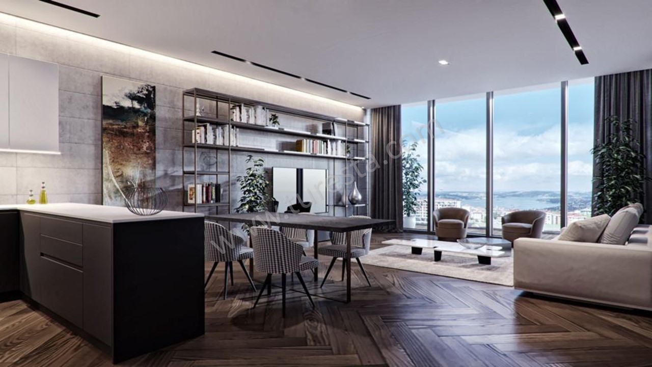 Luxury 2 Bedroom Apartment in the project AcarVerde Beykoz