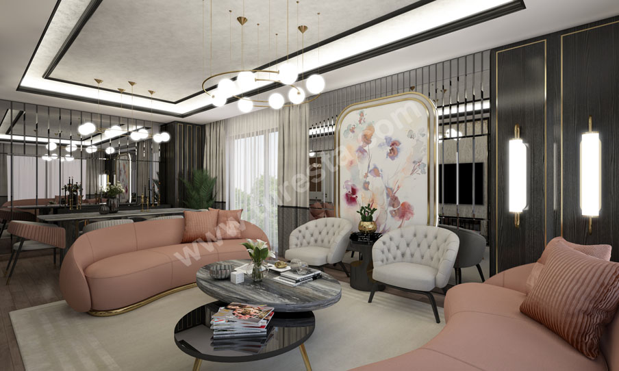 3 Bedroom apartment in Alya 4 Mevsim project in Esenyurt