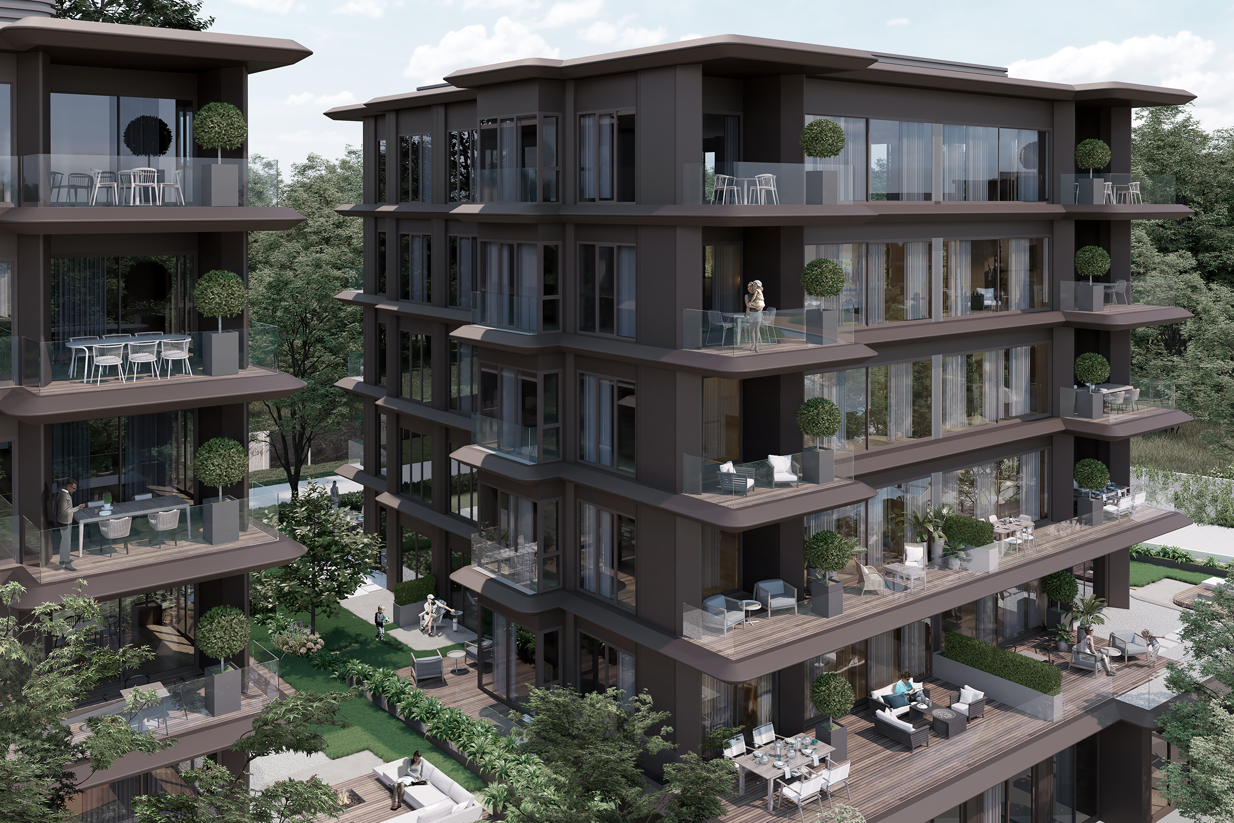 4 Bedrooms Luxury Residences in the forest in Istanbul