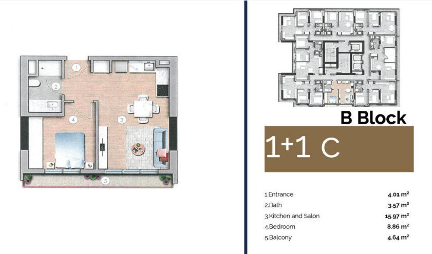 1 Bedroom Flat near E-5 Highway | E5 Residence